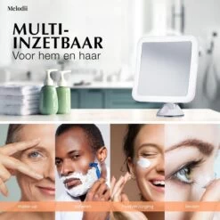 Melodii ML10X - Make Up Spiegel Met LED Verlichting - Scheerspiegel - 10x Vergroting - Met Tru-Daylight Verlichting - Voor Hem En Voor Haar -Mooi Leven 1200x1200 1367