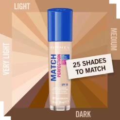 Rimmel London Match Perfection Foundation - 203 True Beige -Mooi Leven 1200x1200 137