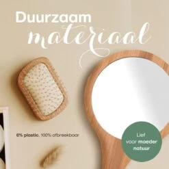 Bamboe Handspiegel Met Handvat - 15 Cm - Make Up Spiegel / Scheerspiegel / Kappersspiegel - 150 Gram - Kapper -Mooi Leven 1200x1200 1370