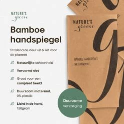 Bamboe Handspiegel Met Handvat - 15 Cm - Make Up Spiegel / Scheerspiegel / Kappersspiegel - 150 Gram - Kapper -Mooi Leven 1200x1200 1373