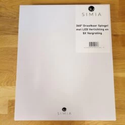 360° Draaibaar LED Scheerspiegel Met 5X Vergroting - 3 Lichtstanden - Dimstanden - Badkamerspiegel Met Natuurlijk Licht - Make-up Spiegel - Draadloos - Werkt Op Batterijen -Mooi Leven 1200x1200 1396