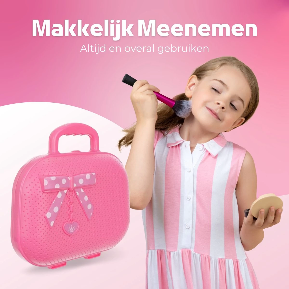 Make Up Koffer 25 Delig - Roze - Make Up Koffer Met Inhoud - Make Up Koffer Meisjes - Make Up Koffer Kinderen - Make Up Set Voor Meisjes 8 Make Up Koffer 25 Delig - Roze - Make Up Koffer Met Inhoud - Make Up Koffer Meisjes - Make Up Koffer Kinderen - Make Up Set Voor Meisjes - Afbeelding 6