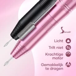 Simver Elektrische Nagelfrees - 11 Nagelvijl Bitjes En 56 Schuurrolletjes - Manicure / Pedicure - Roze - Cadeautip - Kerstcadeau -Mooi Leven 1200x1200 1460