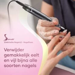 Simver Elektrische Nagelfrees - 11 Nagelvijl Bitjes En 56 Schuurrolletjes - Manicure / Pedicure - Roze - Cadeautip - Kerstcadeau -Mooi Leven 1200x1200 1464
