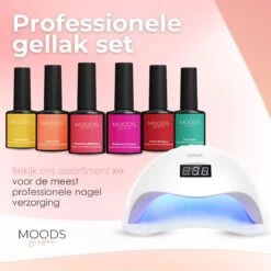 Moods Gellac 6-delige Set - Gel Nagellak - 8ML - Take Me To The Candyshop Edition - Gellac - Nagels - Gellak Starterspakket - Zomerse Kleuren -Mooi Leven 1200x1200 1537