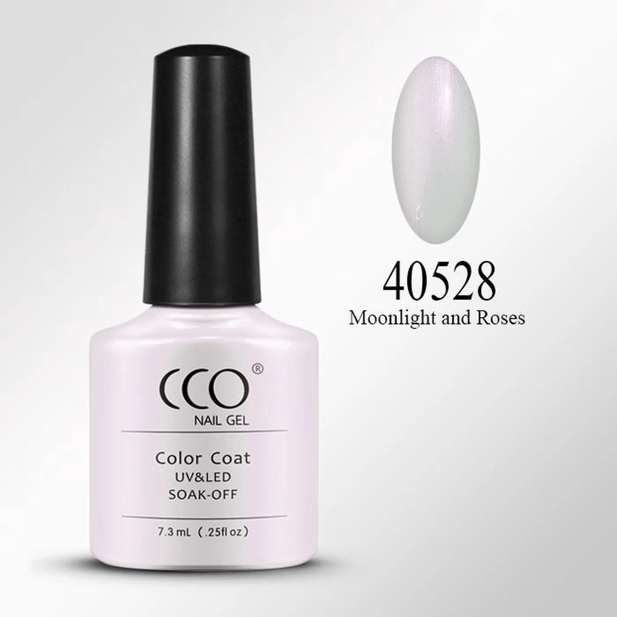 Cco Shellac-Moonlight & Roses-Transparant Wit Met Parelmoer- Gel Nagellak 6 Cco Shellac-Moonlight & Roses-Transparant Wit Met Parelmoer- Gel Nagellak - Afbeelding 4
