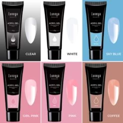 Luneya Polygel Kit - Sunrise Edition - 6 Kleuren - Polygel Nagels Starterspakket - Tasje - Incl. UV LED Lamp -Mooi Leven 1200x1200 1580