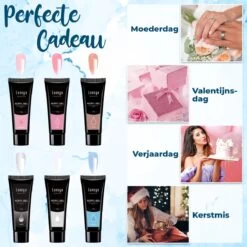 Luneya Polygel Kit - Sunrise Edition - 6 Kleuren - Polygel Nagels Starterspakket - Tasje - Incl. UV LED Lamp -Mooi Leven 1200x1200 1582