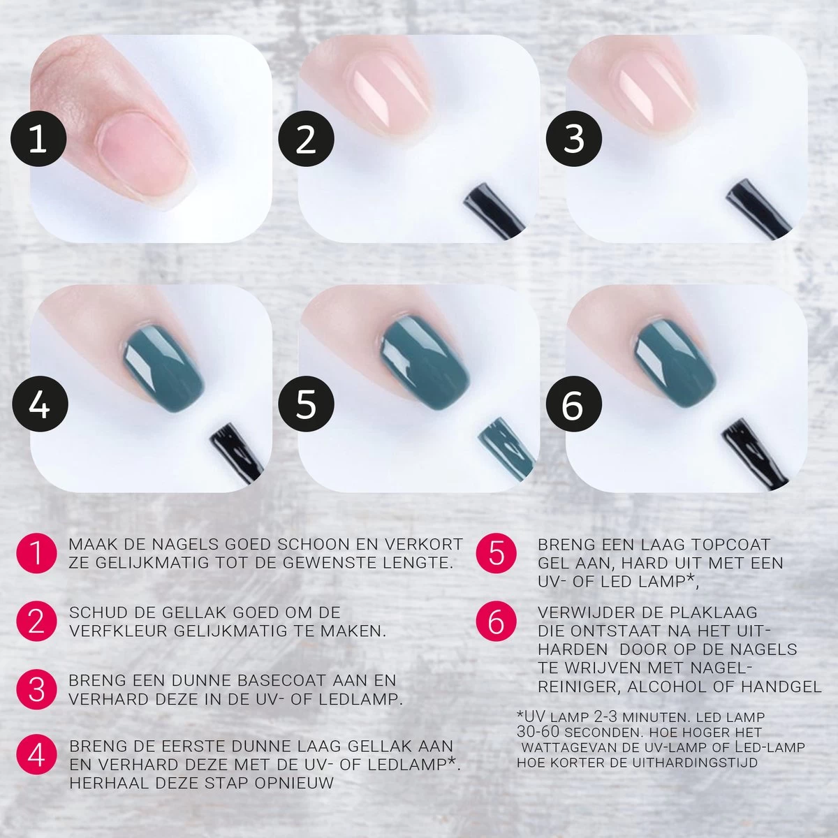 Miss Jules - 6-Delige Gellak Starterspakket - Nagellak - Kleur Pastel - Glanzend & Dekkend Resultaat 12 Miss Jules - 6-Delige Gellak Starterspakket - Nagellak - Kleur Pastel - Glanzend & Dekkend Resultaat - Afbeelding 10