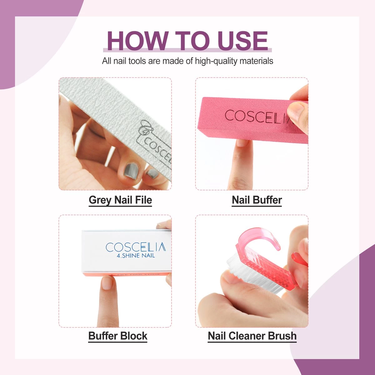 Royala Gellak D5pl Starterspakket + Inclusief UV Lamp + Met 13 Verschillende Gellak Kleuren - Ballerina Tips - Gellak Lamp – Nail Wipes - Cleanser - Nail Art - Gellac Set - Alle Benodigdheden In Eén - Uitgebreid 75-Delig Pakket 13 Royala Gellak D5pl Starterspakket + Inclusief UV Lamp + Met 13 Verschillende Gellak Kleuren - Ballerina Tips - Gellak Lamp – Nail Wipes - Cleanser - Nail Art - Gellac Set - Alle Benodigdheden In Eén - Uitgebreid 75-Delig Pakket - Afbeelding 11