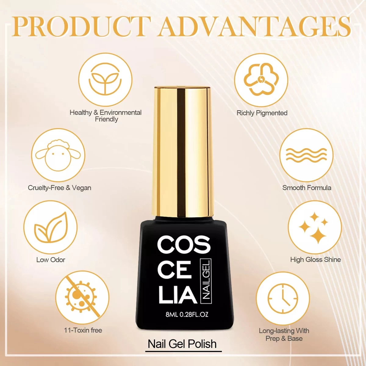 Royala Gellak D5pl Starterspakket + Inclusief UV Lamp + Met 13 Verschillende Gellak Kleuren - Ballerina Tips - Gellak Lamp – Nail Wipes - Cleanser - Nail Art - Gellac Set - Alle Benodigdheden In Eén - Uitgebreid 75-Delig Pakket 19 Royala Gellak D5pl Starterspakket + Inclusief UV Lamp + Met 13 Verschillende Gellak Kleuren - Ballerina Tips - Gellak Lamp – Nail Wipes - Cleanser - Nail Art - Gellac Set - Alle Benodigdheden In Eén - Uitgebreid 75-Delig Pakket - Afbeelding 17