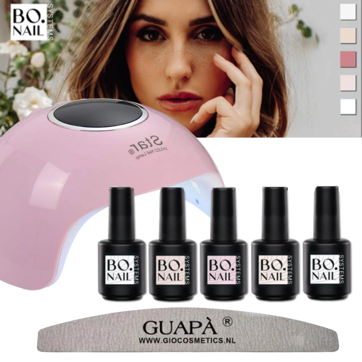GUAPÀ® BIAB Builder Gel In A Bottle Nagelset | Inclusief Led Lamp Nagels | Gelnagels Starterspakket | Nagellak | Gellak | Builder Gel | 5 X 15 Ml BIAB Met Kleur 3 GUAPÀ® BIAB Builder Gel In A Bottle Nagelset | Inclusief Led Lamp Nagels | Gelnagels Starterspakket | Nagellak | Gellak | Builder Gel | 5 X 15 Ml BIAB Met Kleur