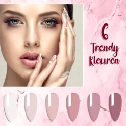 Luneya Gellak - Timeless Florals Edition - 6-Delige Gellak Starterspakket - Gel Nagellak -Mooi Leven 1200x1200 1667