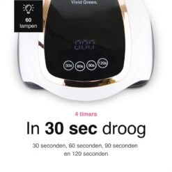 Vivid Green UV Lamp Gelnagels - Led Nagellamp - Gellak Nagel Lamp - Nageldroger - Naggellak Droger - Nagels - 168W -Mooi Leven 1200x1200 1684