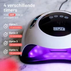 Triple J® UV Lamp Gelnagels - Nageldroger - Nagellamp - Automatische Timer - 36 LEDs - Wit -Mooi Leven 1200x1200 1699
