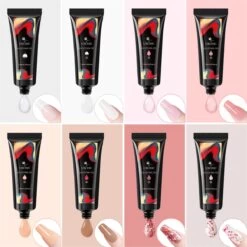 Merkloos Nepnagels - Polygel Set - Nagelverlengingsset - 8 Kleuren - Nagels Set - Temperatuurwisselgel - Lichtgevende Gel - Voor Beginners - Voor DIY Salon Art Nagels - Type A -Mooi Leven 1200x1200 1735