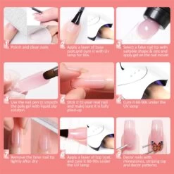 Merkloos Nepnagels - Polygel Set - Nagelverlengingsset - 8 Kleuren - Nagels Set - Temperatuurwisselgel - Lichtgevende Gel - Voor Beginners - Voor DIY Salon Art Nagels - Type A -Mooi Leven 1200x1200 1737