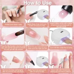 Merkloos Nepnagels - Polygel Set - Nagelverlengingsset - 8 Kleuren - Nagels Set - Temperatuurwisselgel - Lichtgevende Gel - Voor Beginners - Voor DIY Salon Art Nagels - Type A -Mooi Leven 1200x1200 1740