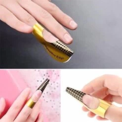 GUAPÀ® Acryl Nagel Sjablonen | Nail Forms | French Manicure | Goud | 25 Stuks -Mooi Leven 1200x1200 1789