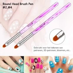 Merkloos 7 Roze Penselen Voor Gel/ Polygel En Glitter - Nagel Kwasten - Nail Brush 11 Merkloos 7 Roze Penselen Voor Gel/ Polygel En Glitter - Nagel Kwasten - Nail Brush -Mooi Leven 1200x1200 1806
