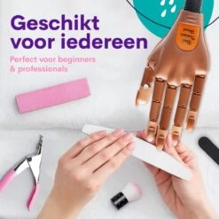 Merkloos Oefenhand Voor Nagels - Nailtrainer - Nagel Oefenhand - Compleet Acryl Nagels Starterpakket -Mooi Leven 1200x1200 1819