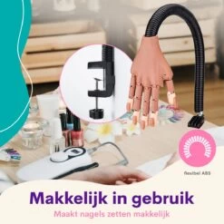 Merkloos Oefenhand Voor Nagels - Nailtrainer - Nagel Oefenhand - Compleet Acryl Nagels Starterpakket -Mooi Leven 1200x1200 1820