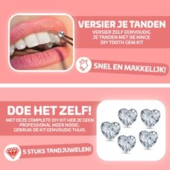 Nince DIY Tooth Gem Kit Hoogwaardig Materiaal - Wit Hart -Mooi Leven 1200x1200 1835