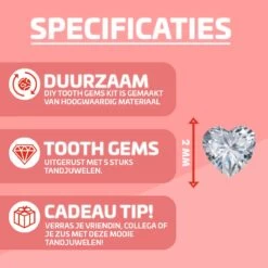 Nince DIY Tooth Gem Kit Hoogwaardig Materiaal - Wit Hart -Mooi Leven 1200x1200 1836