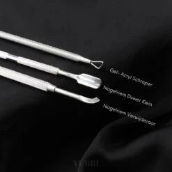 YUBBI™ Professionele Nagelverzorging Set - 5 Delig - Nagelriem Duwer - Bokkenpootje - Gellak Verwijderaar - Nagelvijl - Gel Acryl Nagel Prep - RVS - Inclusief Opbergetui -Mooi Leven 1200x1200 1844