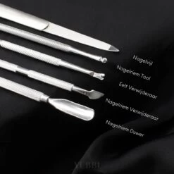 YUBBI™ Professionele Nagelverzorging Set - 5 Delig - Nagelriem Duwer - Bokkenpootje - Gellak Verwijderaar - Nagelvijl - Gel Acryl Nagel Prep - RVS - Inclusief Opbergetui -Mooi Leven 1200x1200 1845