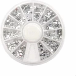 Nail Art Voordeel Set Rhinestones Zilver + Diverse Kleuren - 1200 Stuks - Strass Nagel Steentjes / Nagel Diamantjes / Nail Art -Mooi Leven 1200x1200 1850