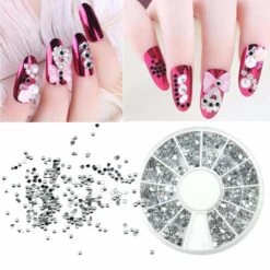 Nail Art Voordeel Set Rhinestones Zilver + Diverse Kleuren - 1200 Stuks - Strass Nagel Steentjes / Nagel Diamantjes / Nail Art -Mooi Leven 1200x1200 1851