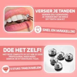 Nince DIY Tooth Gem Kit Hoogwaardig Materiaal - Wit - Tand Diamantje Kit -Mooi Leven 1200x1200 1868