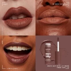 NYX Professional Makeup - Smooth Whip Matte Lip Cream Thread Count - Vloeibare Lippenstift - 4ML -Mooi Leven 1200x1200 436