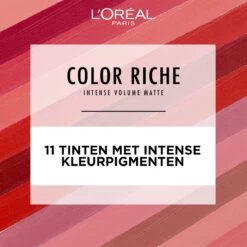 L'Oréal Paris - Color Riche Intense Volume Matte Lipstick- 336 Le Rouge Avant-Garde - Lippenstift Rood -Mooi Leven 1200x1200 463