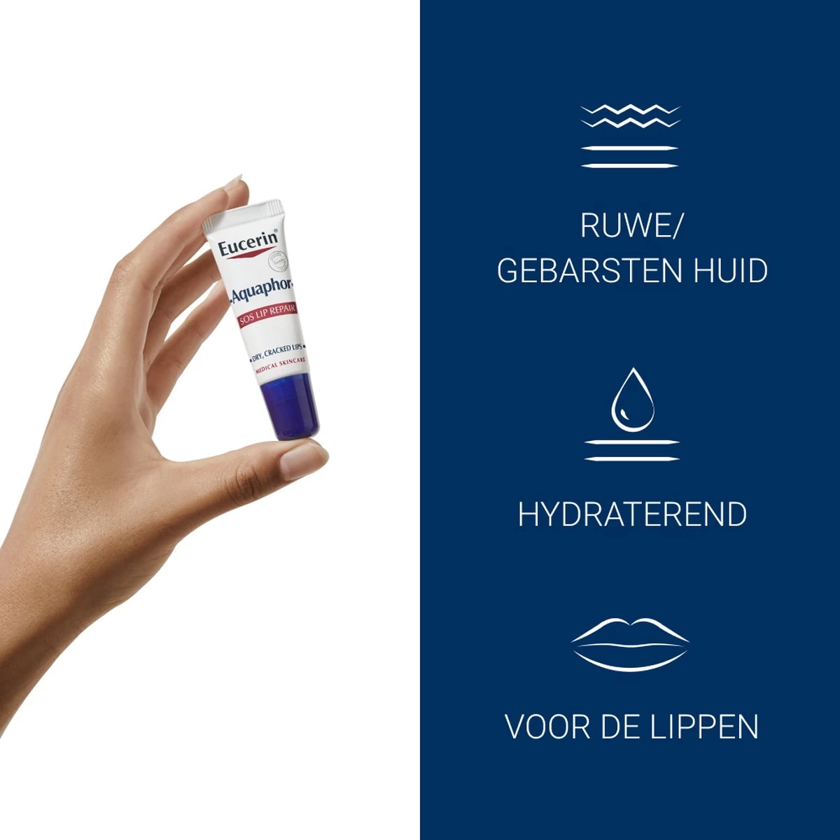 Eucerin Aquaphor SOS Lip Herstel - Lippenbalsem 6 Eucerin Aquaphor SOS Lip Herstel - Lippenbalsem - Afbeelding 4