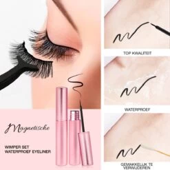 Merkloos Magnetische Wimpers - Katten Oog - Magnetische Nep Wimpers Met 2 Magnetic Eyeliners En Applicator - Valse Wimpers - Magnetic Lashes - Magnetische Wimpers Set -Mooi Leven 1200x1200 591