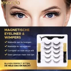 Nep Wimpers Met Magnetische Eyeliner Zwart - Wimperextensions Magnetic Lashes - Valse Wimpers Magneet Potlood En Applicator -Mooi Leven 1200x1200 604