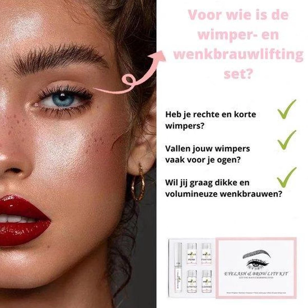 Mimlo Professionele Wimper & Wenkbrauw Lifting Set - Lash Lift Kit - Wimperlifting Set - Browlift - Permanente Wimper Kruller - Lash & Brow Lift Kit 5 Mimlo Professionele Wimper & Wenkbrauw Lifting Set - Lash Lift Kit - Wimperlifting Set - Browlift - Permanente Wimper Kruller - Lash & Brow Lift Kit - Afbeelding 3