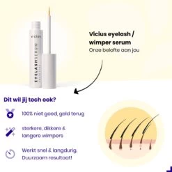 Wimperserum Van Vicius - Eyelash Serum Voor Wimper Groei - Vollere En Langere Wimpers - 5ML -Mooi Leven 1200x1200 736