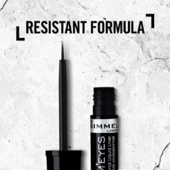 Rimmel London Glam'Eyes Professional Liquid Eyeliner - 001 Black Glamour -Mooi Leven 1200x1200 805