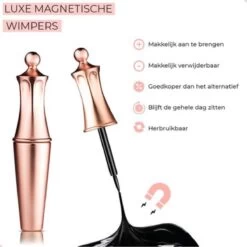 Diamond | M5 Bekend Van TikTok | GRATIS Spiegeldoosje | Magnetische Wimpers Met Eyeliner | Nep Wimpers | Magnetic Eyelashes | HERBRUIKBAAR | CADEAU -Mooi Leven 1200x1200 853
