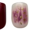 Nailsupplier 'Mushroom' | WINTERCOLLECTIE | Bordeaux Rode Nepnagels Met Print | Plaknagels | Kunstnagels Met Lijm | Press On Nails