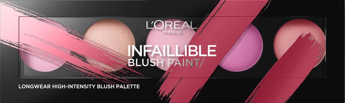 L'Oréal Paris Infaillible Blush Paint - 01 Pink - Blush Palet 3 L'Oréal Paris Infaillible Blush Paint - 01 Pink - Blush Palet