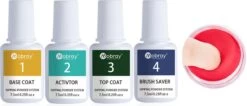 Navulset Flesjes Dippoeder Dipping Powder Activator Basecoat Topcoat Brush Saver Dippn -Mooi Leven 1200x517 1