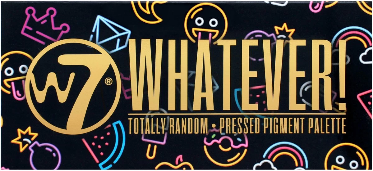 W7 Pressed Pigment Oogschaduw Palette - Whatever! 3 W7 Pressed Pigment Oogschaduw Palette - Whatever!