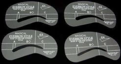 4 Stuks Wenkbrauw Mal - Template - Makeup - Sjabloon - Wenkbrauwpotlood -Mooi Leven 1200x639