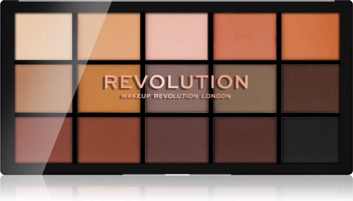 Makeup Revolution - Palette Eye Shadow Re-Loaded (Palette Basic Mattes) 15 X 1.1 G 6 Makeup Revolution - Palette Eye Shadow Re-Loaded (Palette Basic Mattes) 15 X 1.1 G - Afbeelding 4