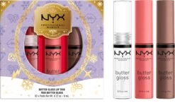 NYX Professional Makeup - Holidays 2022 Mrs Claus - Butter Gloss Trio - Lip Gloss 10 NYX Professional Makeup - Holidays 2022 Mrs Claus - Butter Gloss Trio - Lip Gloss -Mooi Leven 1200x709 1
