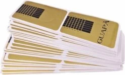 GUAPÀ® Acryl Nagel Sjablonen | Nail Forms | French Manicure | Goud | 25 Stuks